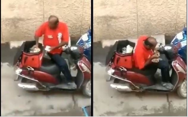 WATCH: Zomato delivery boy eats food from ordered packets; company to introduce tamper-proof tapes WATCH: Zomato delivery boy eats food from ordered packets; company to introduce tamper-proof tapes