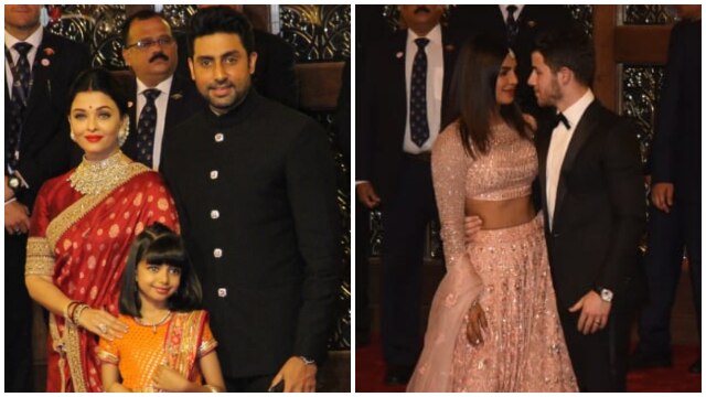 Isha Ambani-Anand Piramal Wedding: Abhishek Bachchan-Aishwarya Rai, Priyanka Chopra-Nick Jonas arrive for the couple's wedding! PICS: Priyanka-Nick, Abhishek-Aishwarya arrive for Isha Ambani's wedding!