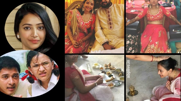 Shweta Basu Prasad Wedding: More PICS from actress' bengali pre-wedding bridal shower ritual 'Aiburobhat'! Shweta Basu Prasad Wedding: More PICS from actress' bengali pre-wedding bridal shower ritual 'Aiburobhat'!