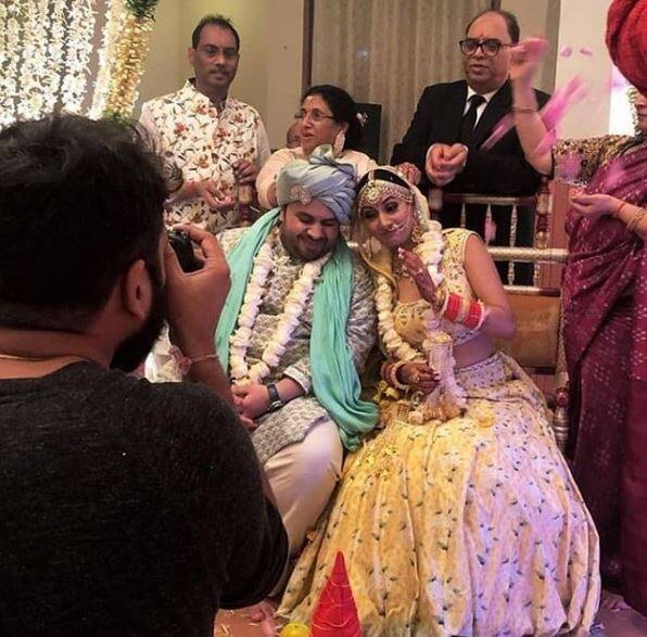 Additi & Kabir looked super-happy while they were getting married. (Photo: Instagram)
