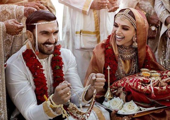 After dating for six years, Ranveer Singh & Deepika Padukone finally got hitched at Lake Como, Italy in Konkani & Sindhi wedding ceremonies last month on 14th & 15th November. Ever since then, the newlyweds are glowing with happiness. (Photo: Instagram)