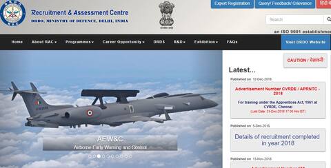 DRDO CVRDE Recruitment 2018: 127 Apprentice Jobs, Apply before 25th December 2018 DRDO CVRDE Recruitment 2018: 127 Apprentice Jobs, Apply before 25th December 2018