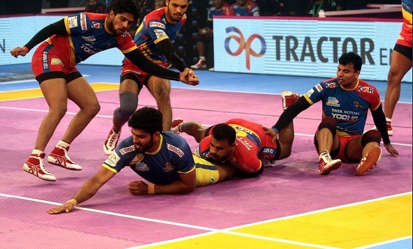 Pro Kabaddi League 2018: UP play 25-25 draw with Thalaivas Pro Kabaddi League 2018: UP play 25-25 draw with Thalaivas