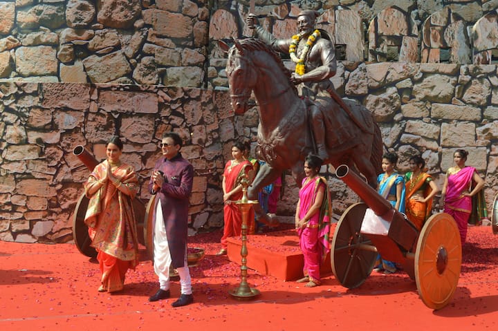 Kangana Ranaut at 'Manikarnika' trailer launch event. (Photo: Manav Manglani)