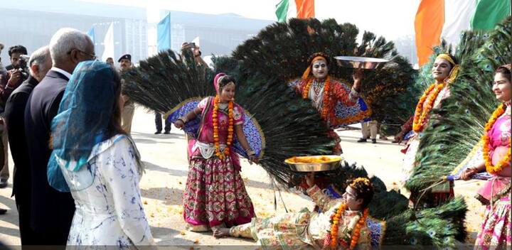 Solih arrived in India on Sunday and is on a three-day visit, his first foreign trip after assuming charge in the island nation a month ago. / Image: Twitter (@presidencymv)
