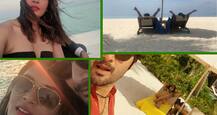 Richa Chadha\'s Birthday celebration in Maldives with beau Ali Fazal; Pics & Videos!
