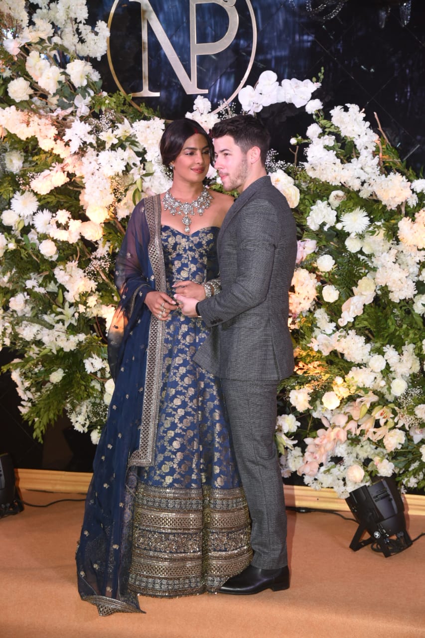 Priyanka Chopra-Nick Jonas Wedding Reception PICS: Newlyweds look made for each other at their GRAND BASH in Mumbai!