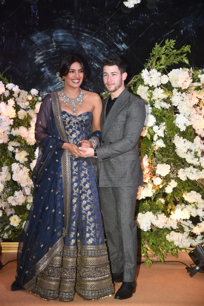 Priyanka Chopra-Nick Jonas Wedding Reception PICS: Newlyweds look made for each other at their GRAND BASH in Mumbai!