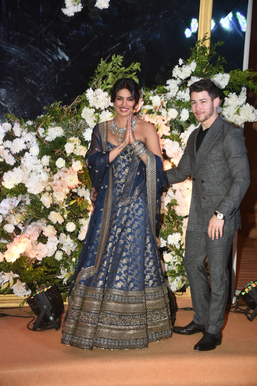 Priyanka Chopra-Nick Jonas Wedding Reception PICS: Newlyweds look made for each other at their GRAND BASH in Mumbai!