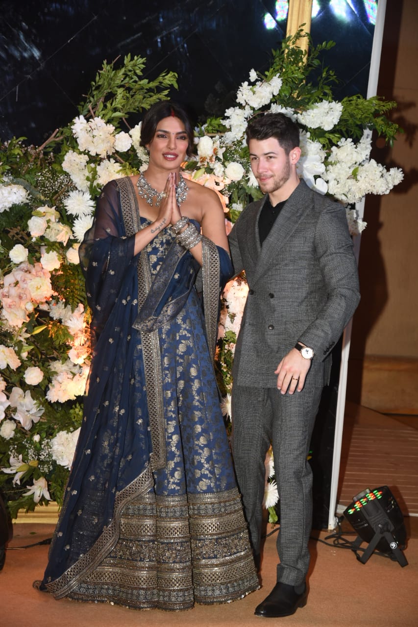 Priyanka Chopra-Nick Jonas Wedding Reception PICS: Newlyweds look made for each other at their GRAND BASH in Mumbai!