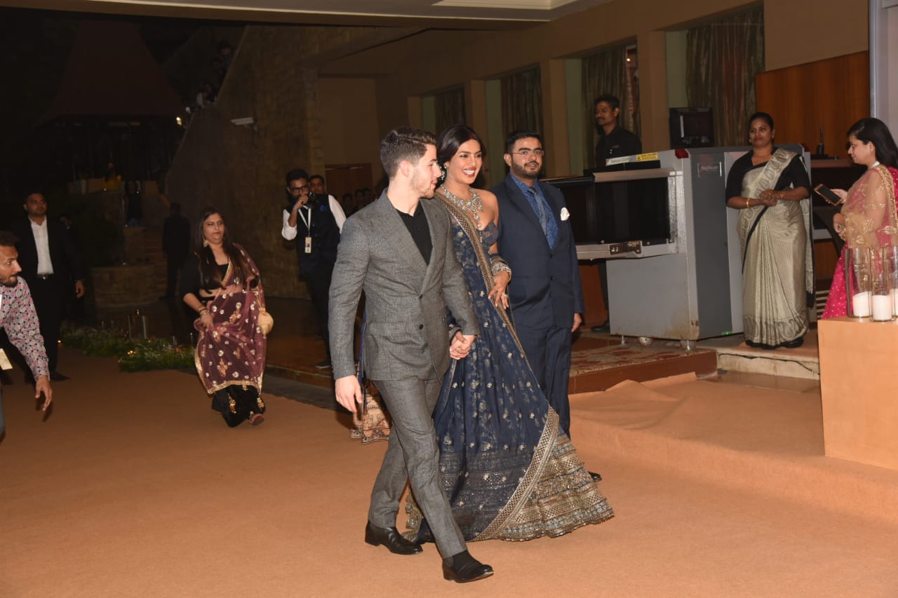 Priyanka Chopra-Nick Jonas Wedding Reception PICS: Newlyweds look made for each other at their GRAND BASH in Mumbai!