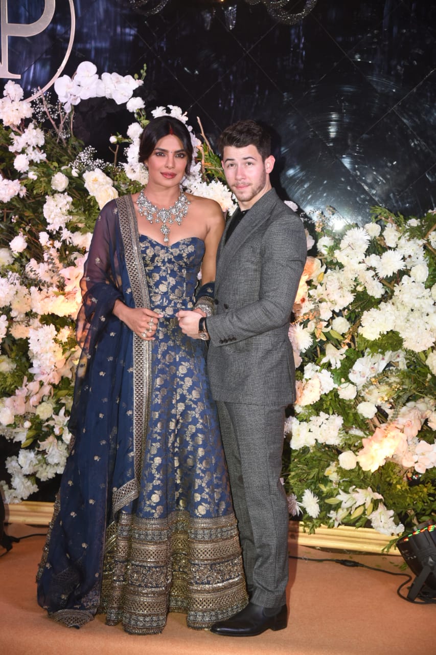 Priyanka Chopra-Nick Jonas Wedding Reception PICS: Newlyweds look made for each other at their GRAND BASH in Mumbai!