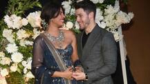 Priyanka Chopra-Nick Jonas Wedding Reception PICS: Newlyweds look made for each other at their GRAND BASH in Mumbai!