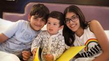 Aunt Karisma Kapoor wishes her \'jaan\' Taimur on 2nd birthday; shares cute pic with her kids Samaira & Kiaan!