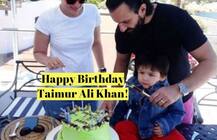 Baby Taimur Ali Khan cuts his BIRTHDAY CAKE with mom Kareena & dad Saif Ali Khan in South Africa!