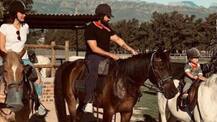 Saif-Kareena & their lil prince Taimur Ali Khan enjoy horse riding in South Africa; See Pics