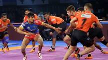 Pro Kabaddi League 2018: UP Yoddha edge out U Mumba 34-32