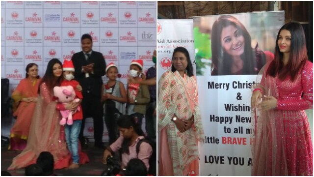 Aishwarya Rai Bachchan celebrates Christmas with children suffering from cancer! Aishwarya Rai Bachchan celebrates Christmas with children suffering from cancer!