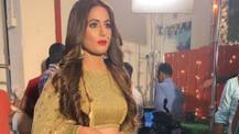 Hina Khan aka \'Komolika\' finally re-starts shooting for \'Kasautii Zindagii Kay 2\'; shares pics from the sets!