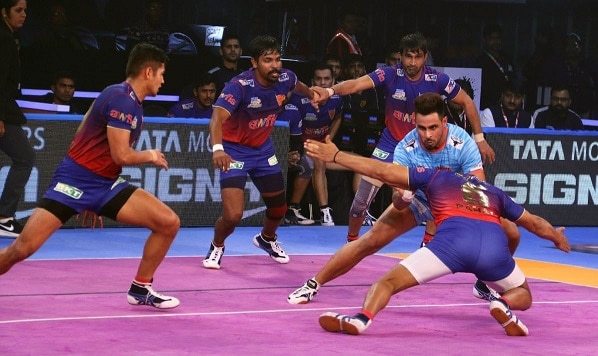 Pro Kabaddi League 2018: Dabang Delhi beat Bengal Warriors 37-31 Pro Kabaddi League 2018: Dabang Delhi beat Bengal Warriors 37-31