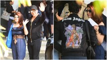 Akshay Kumar, Twinkle Khanna wave at paparazzi as they leave for vacations with their kids (SEE PICS)