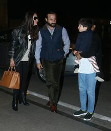 PICS: Baby Taimur heads to London with parents Saif-Kareena for New Year celebrations!