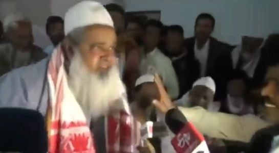 Watch: Badruddin Ajmal loses temper; abuses journalist, threatens to smash his head Watch: Badruddin Ajmal loses temper; abuses journalist, threatens to smash his head