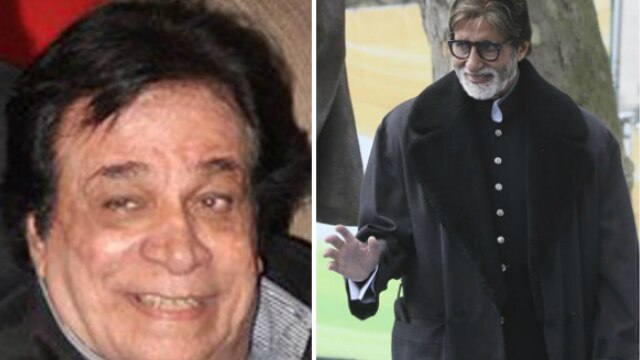 Amitabh Bachchan sends out wishes, prayers for Kader Khan's speedy recovery Amitabh Bachchan sends out wishes, prayers for Kader Khan's speedy recovery