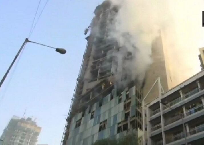 Fire breaks out at under construction building near Kamala Mills Mumbai no casualties reported Fire breaks out at under-construction building near Kamala Mills in Mumbai