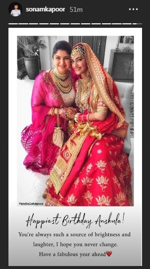 PICS! Arjun Kapoor shares a HEARTFELT post for sister Anshula on her birthday; Sonam Kapoor wishes her too!