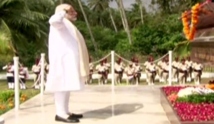 Prime Minister Modi pays homage to 2004 tsunami victims in Andaman and Nicobar Islands Prime Minister Modi pays homage to 2004 tsunami victims in Andaman and Nicobar Islands