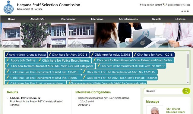 HSSC Recruitment 2019: 773 Junior Programmer, Technical Assistant, Librarian and Other Jobs, Application process begins from 19th January 2019 HSSC Recruitment 2019: 773 Junior Programmer, Technical Assistant, Librarian and Other Jobs, Application process begins from 19th January 2019