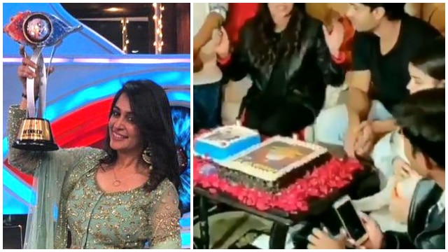 'Bigg Boss 12' winner Dipika Kakar carries trophy home; receives grand welcome from hubby Shoaib Ibrahim & other family members! Watch Videos! VIDEOS: BB 12' winner Dipika Kakar carries trophy home; receives grand welcome from hubby Shoaib & family members!