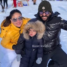 PICS: Taimur Ali Khan with Kareena Kapoor & Saif Ali Khan vacationing in Switzerland!