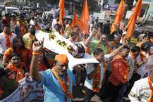 Pics: Pune City Makes Helmet Compulsory, Shiv Sena Protests Against Implementation Of Rule