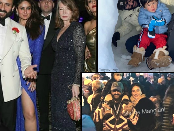 Fresh pics from Kareena Kapoor, Taimur Ali Khan & Saif's Gstaad, Switzerland holidays! Dad-son chill in a 'igloo'! Fresh PICS: Saif-Kareena & Taimur in Switzerland; Dad-son chill inside 'igloo' together!