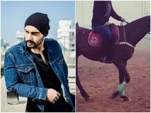 PIC! Arjun Kapoor starts taking horse riding lessons for \'Panipat\', say process of learning has been empowering