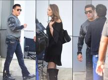 PICS: Salman Khan, Iulia Vantur & nephew Arhaan Khan return to Mumbai post their New Year Vacation