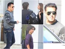 PICS: Salman Khan, Iulia Vantur & nephew Arhaan Khan return to Mumbai post their New Year Vacation
