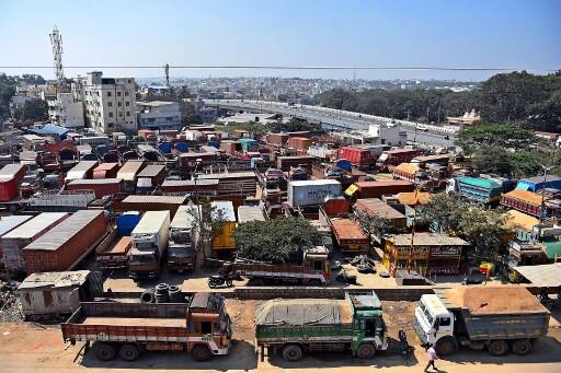 Ten trade unions who have jointly called for the nationwide general strike are INTUC, AITUC, HMS, CITU, AIUTUC, AICCTU, UTUC, TUCC, LPF and SEWA. AFP IMAGE