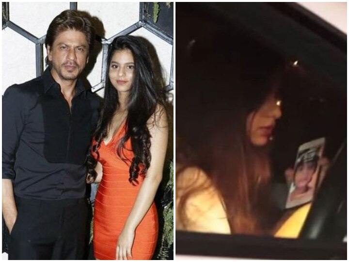 Shah Rukh Khan's daughter Suhana Khan's mobile has a cute wallpaper of baby brother Abram Khan! See Pic! SRK's daughter Suhana Khan's mobile has a cute wallpaper of baby brother Abram Khan! See Pic!