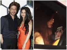 SRK\'s daughter Suhana Khan\'s mobile has a cute wallpaper of baby brother Abram Khan! See Pic!