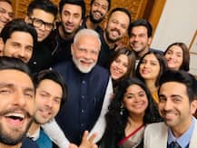 PM meets Bollywood stars: Ranveer,Alia, Ranbir,Varun & other next generation B-Town stars pose for an EPIC SELFIE with PM Narendra Modi