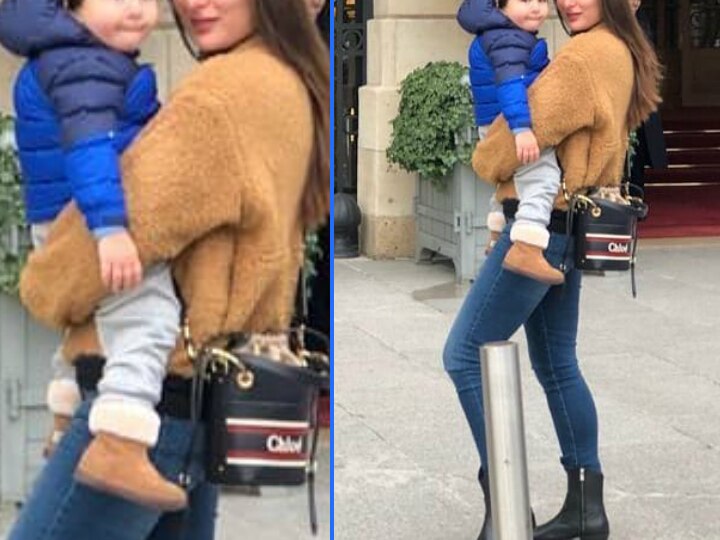 Taimur Ali Khan, Kareena & Saif Paris Vacation: Baby and mommy's 