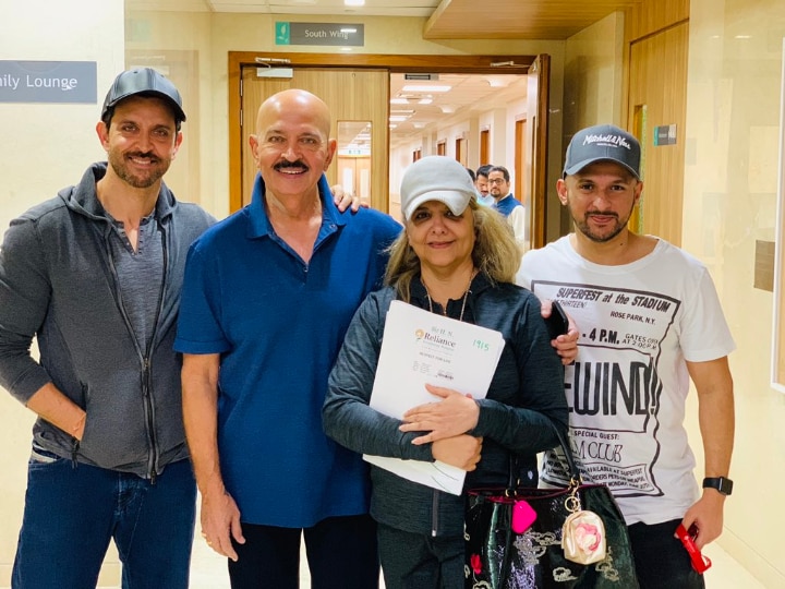 Hrithik Roshan’s father Rakesh Roshan discharged from hospital post surgery, ‘Super 30’ actor shares pictures PICS: Hrithik Roshan’s father Rakesh Roshan discharged from hospital post surgery