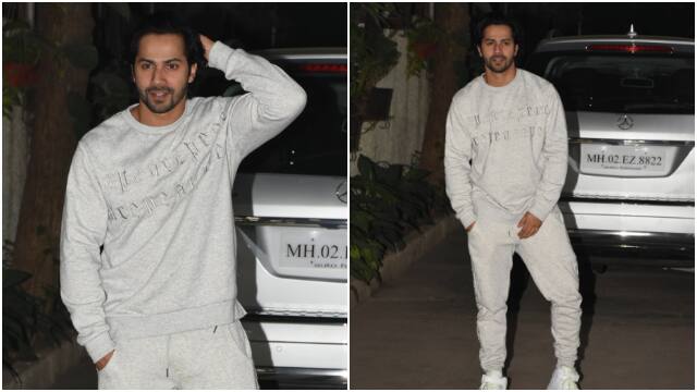 Varun Dhawan, who was last seen in ‘Sui Dhaaga’ opposite Anushka Sharma, opted for an all white outfit for the film’s screening.