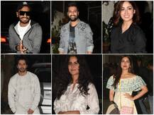 PICS: Ranveer Singh, Varun Dhawan, Katrina Kaif & other B\'wood celebs attend Vicky Kaushal-Yami Gautam\'s Uri screening