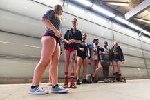 PICS: NO PANTS! People in NY, London and other cities take bizarre \'no trousers subway ride\'