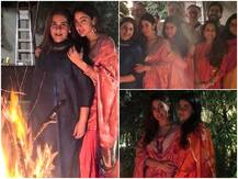 INSIDE PICS: Sara Ali Khan celebrates Lohri with mom Amrita Singh & close friends