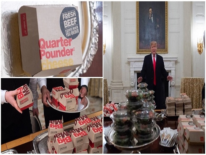 PICTURES: Donald Trump Orders McDonald's For Dinner At White House